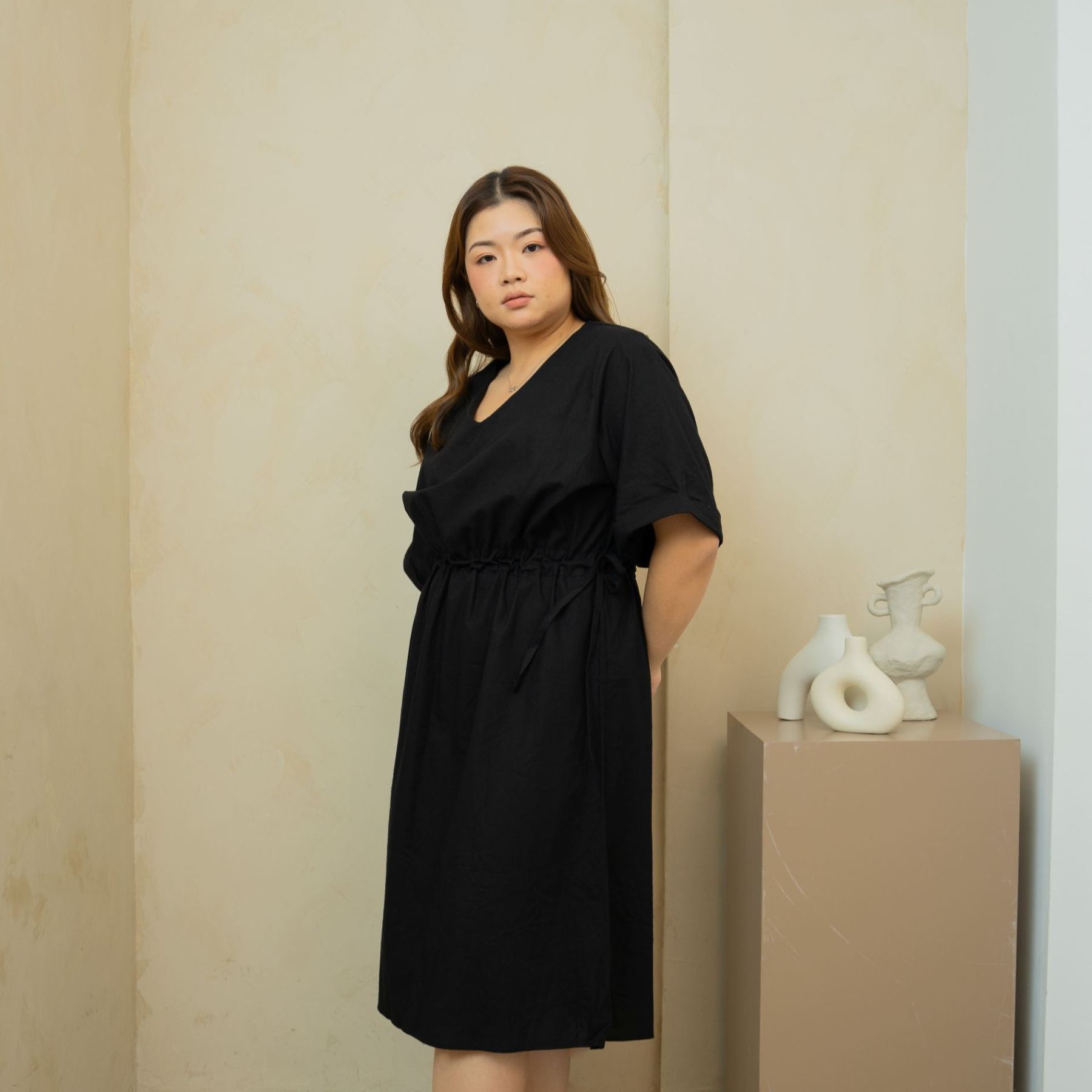 DANNI RYAN DRESS - BLACK