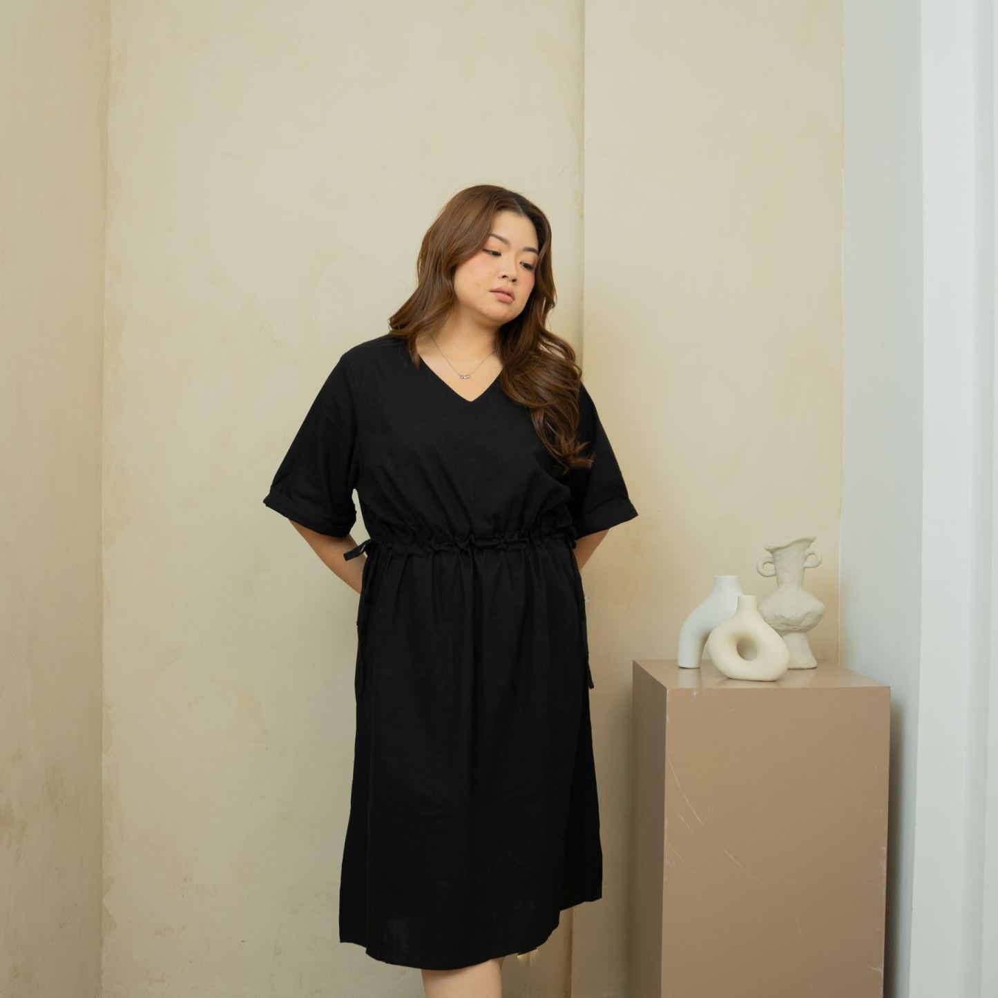 DANNI RYAN DRESS - BLACK