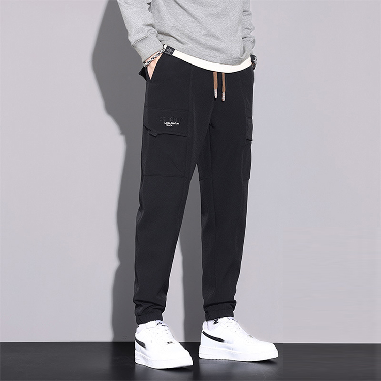 男士顯高百搭寬鬆休閒束腳工裝褲(S-4XL)