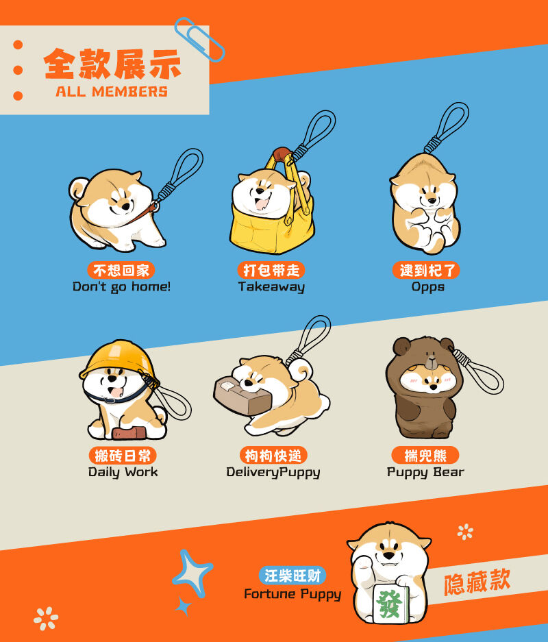 SHIBA INU GOU-QI PUPPY CROSSING SERIES