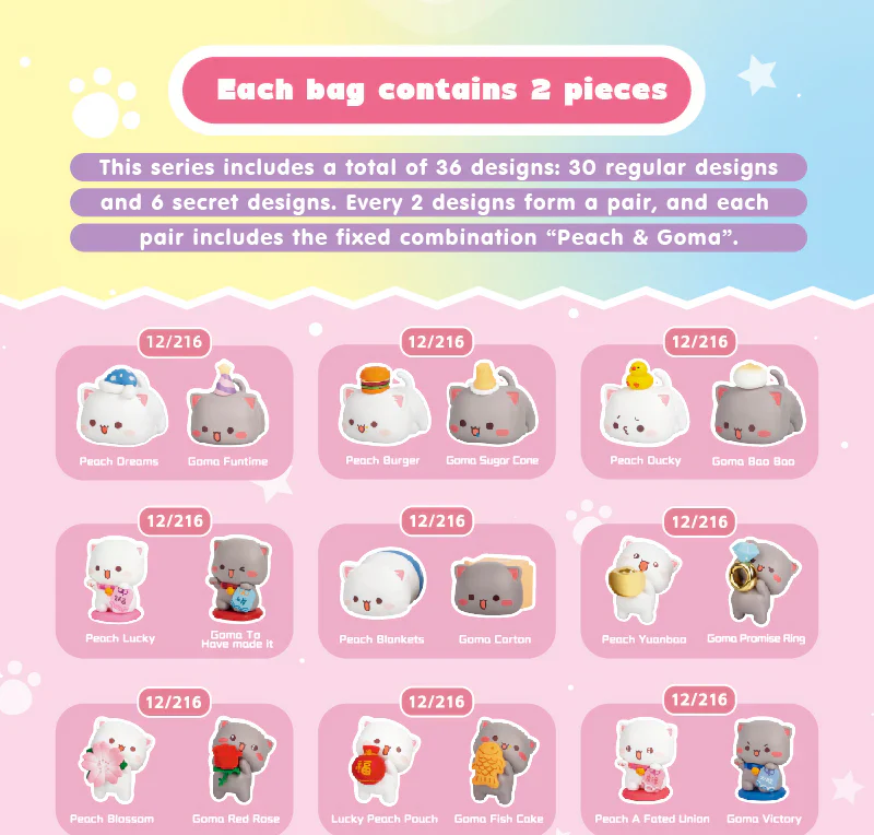 Peach and Goma's Sweet Mini Universe Blind Pack
