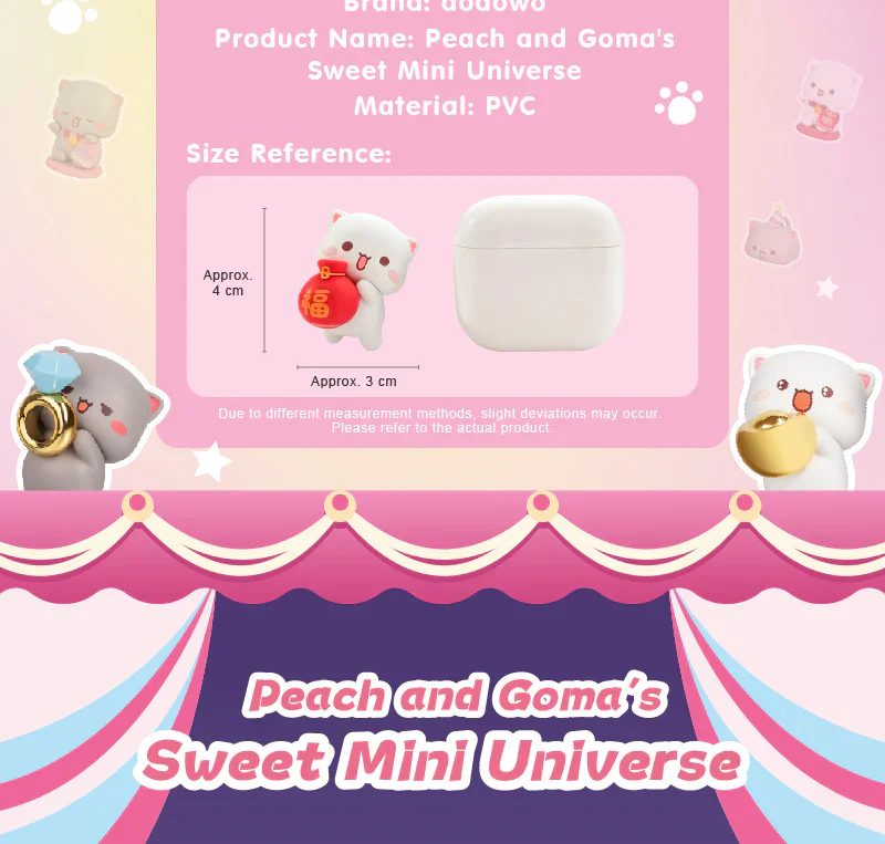 Peach and Goma's Sweet Mini Universe Blind Pack