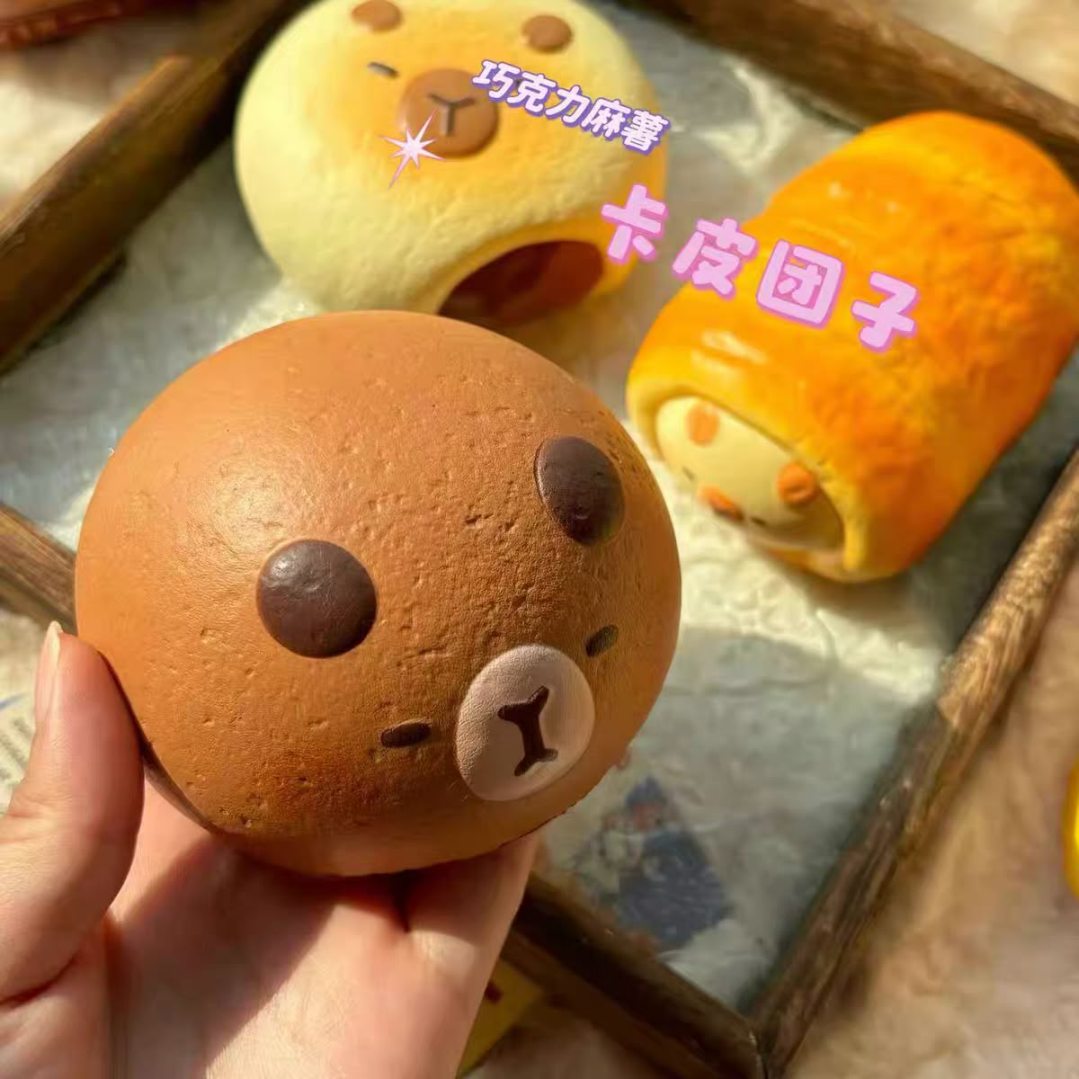 Capybara Chocolate Mochi Squishy