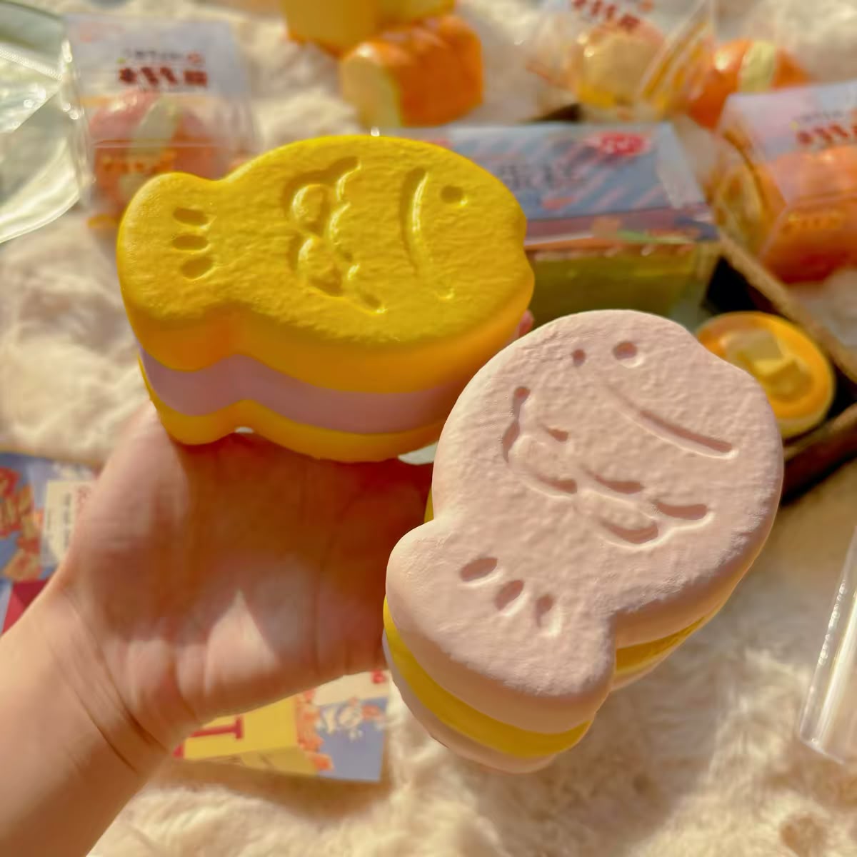 Taro Paste Taiyaki Squishy