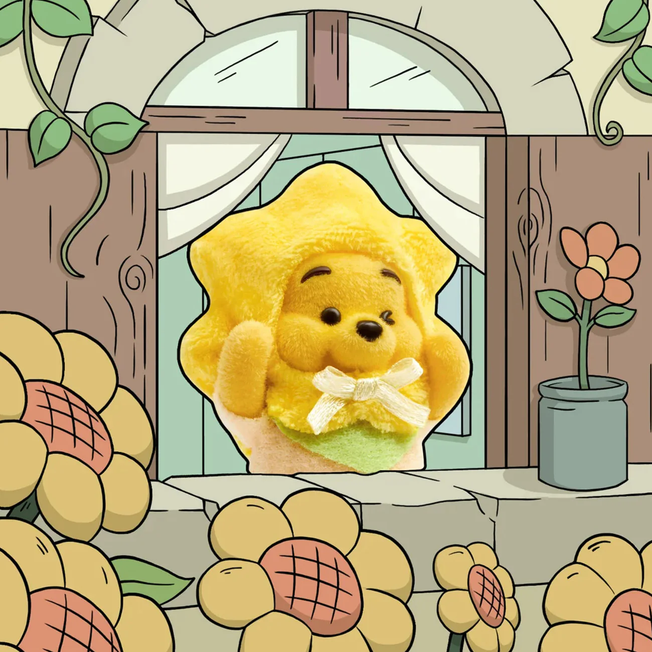 Winnie The Pooh Touching Garden Series Figure Blind Box