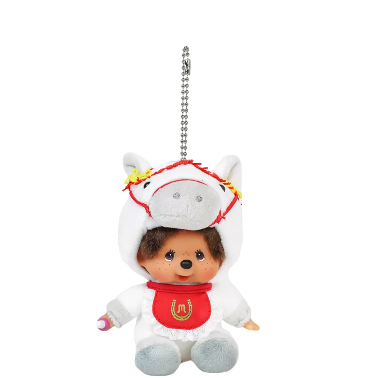 MONCHHICHI BEBICHHICHI YEAR OF HORSE KEYCHAIN
