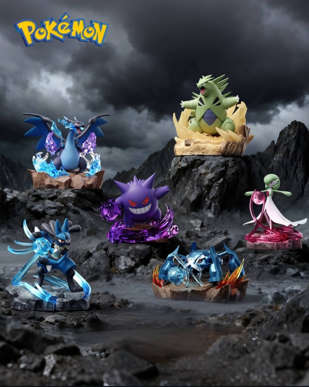 Holly Box Pokémon Light Up Battle Scene Figures