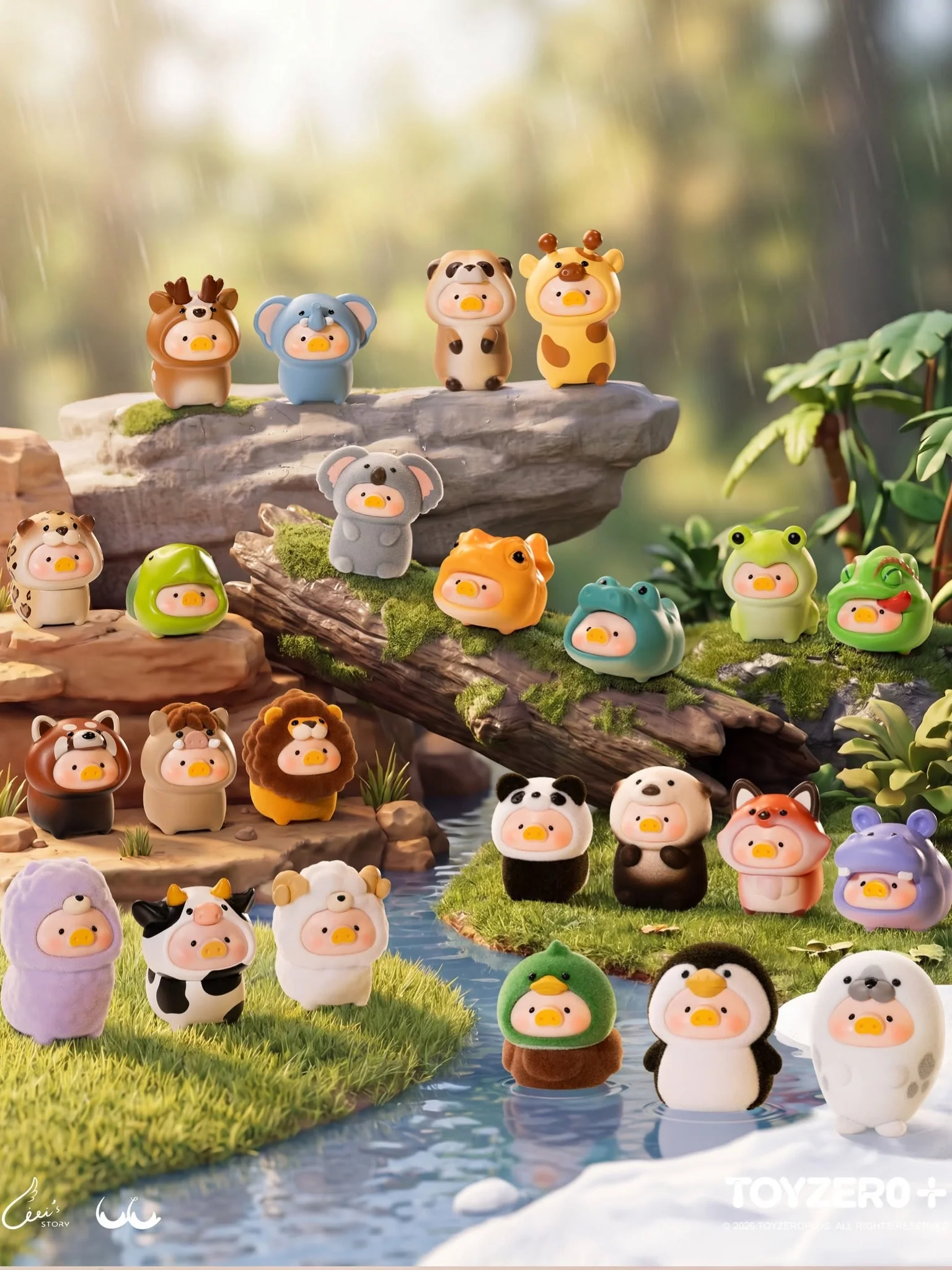 LuLu the Piggy-Animal Party Vol. 2 Series Animal Mini Blind Bag