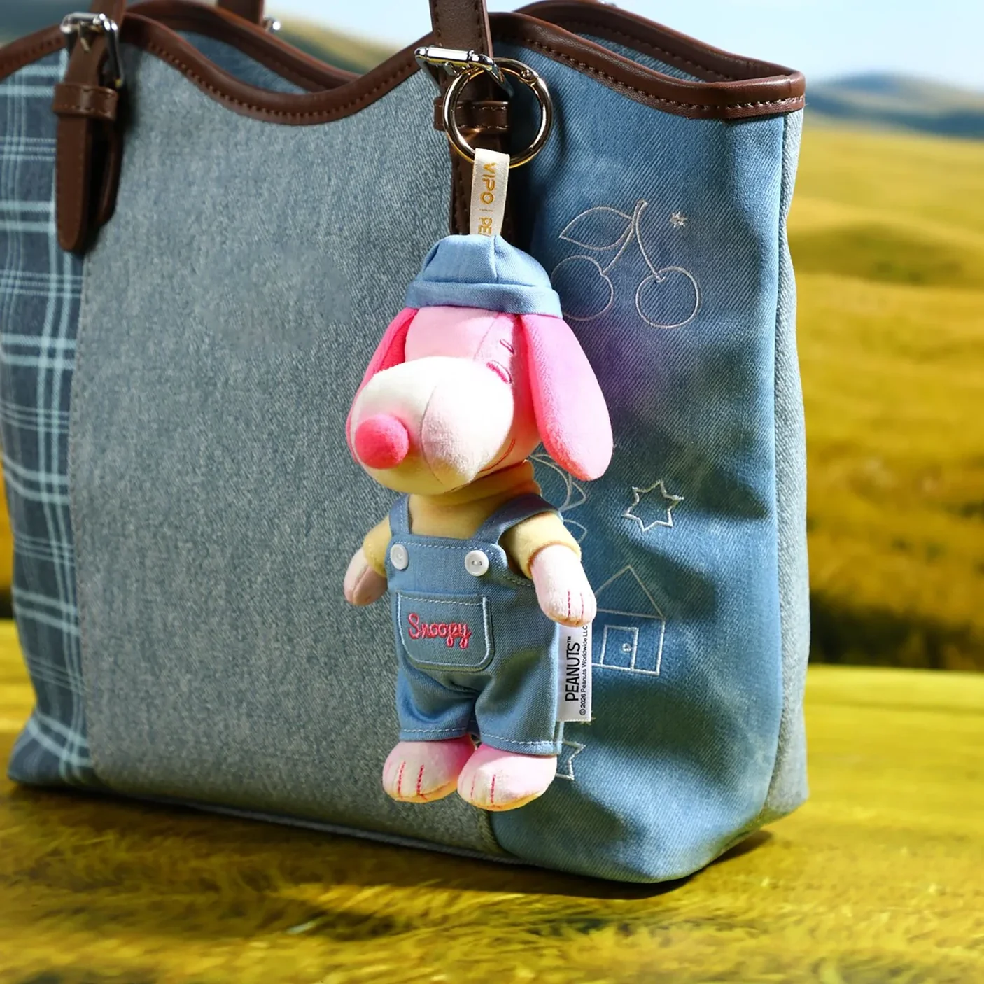 VIPO x Peanuts Denim Plush Keychain Blind Box