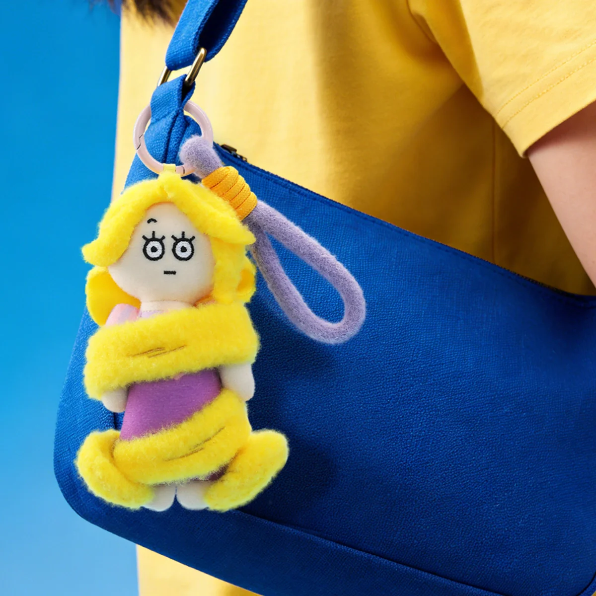 DISNEY PRINCESSES ON THE RUN PLUSH KEYCHAIN