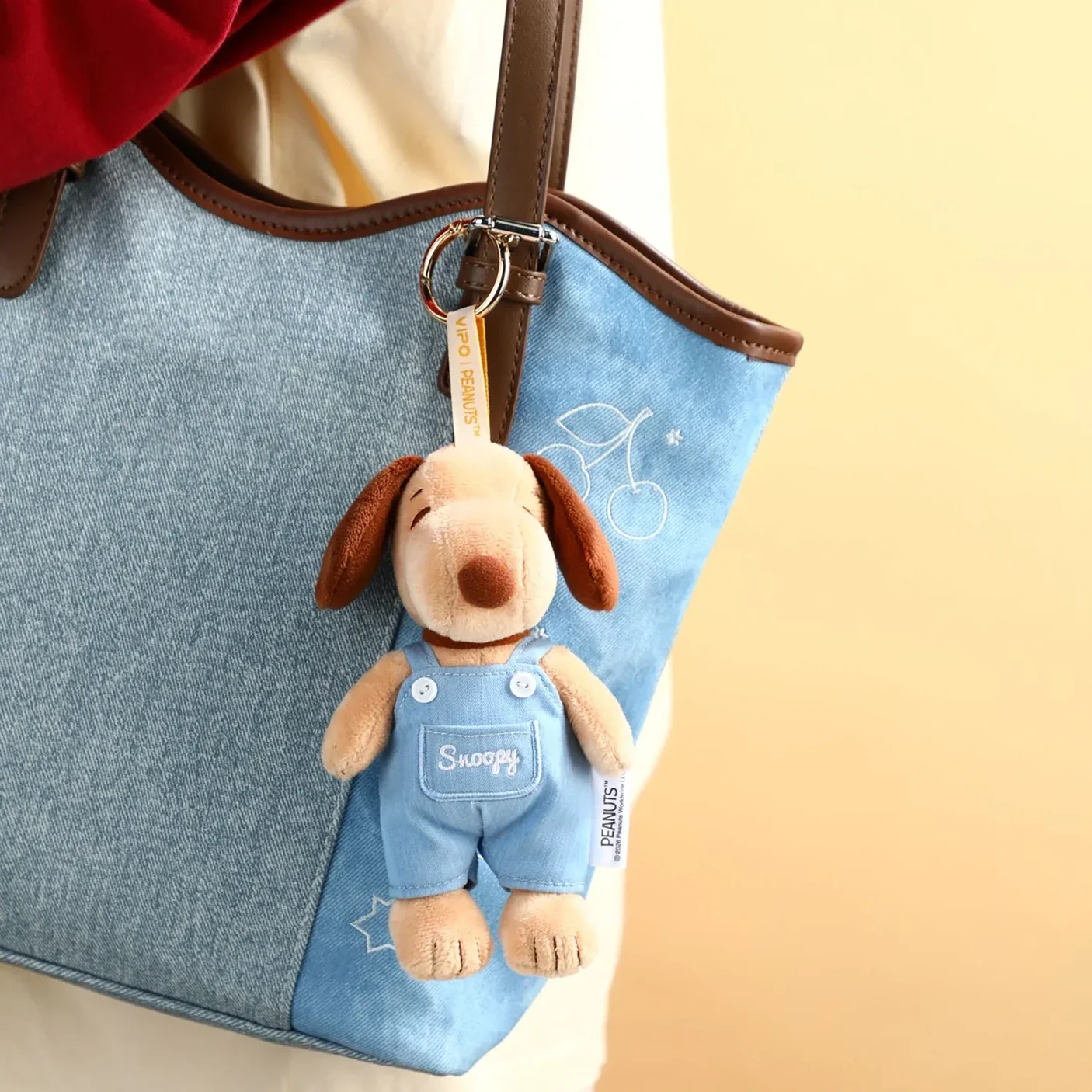 VIPO x Peanuts Denim Plush Keychain Blind Box