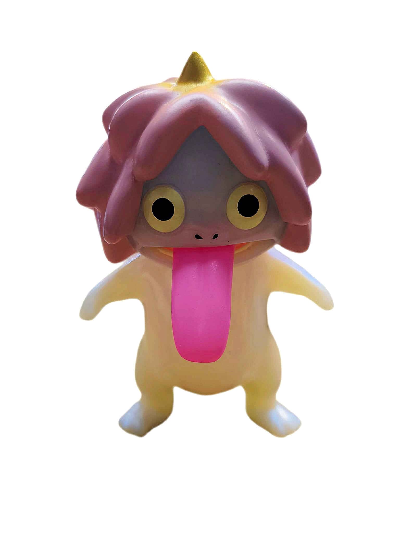 SUNGUTS Hetong Kappa Girl Tongue Spitting Monster Pink Sofubi