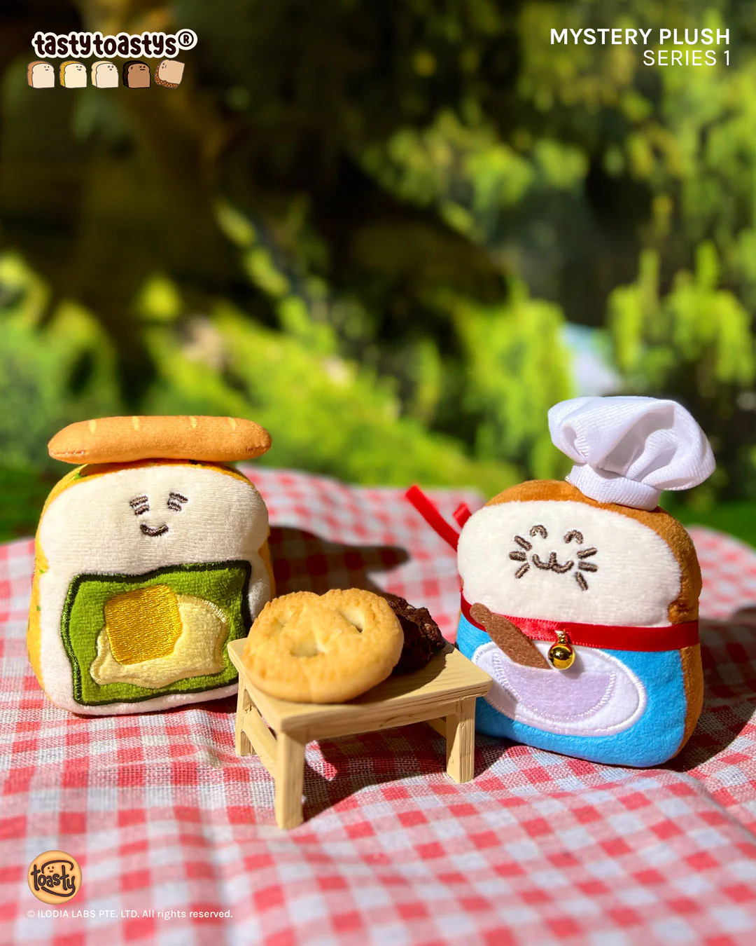 TASTY TOAST  MYSTERY PLUSH SERIES 1