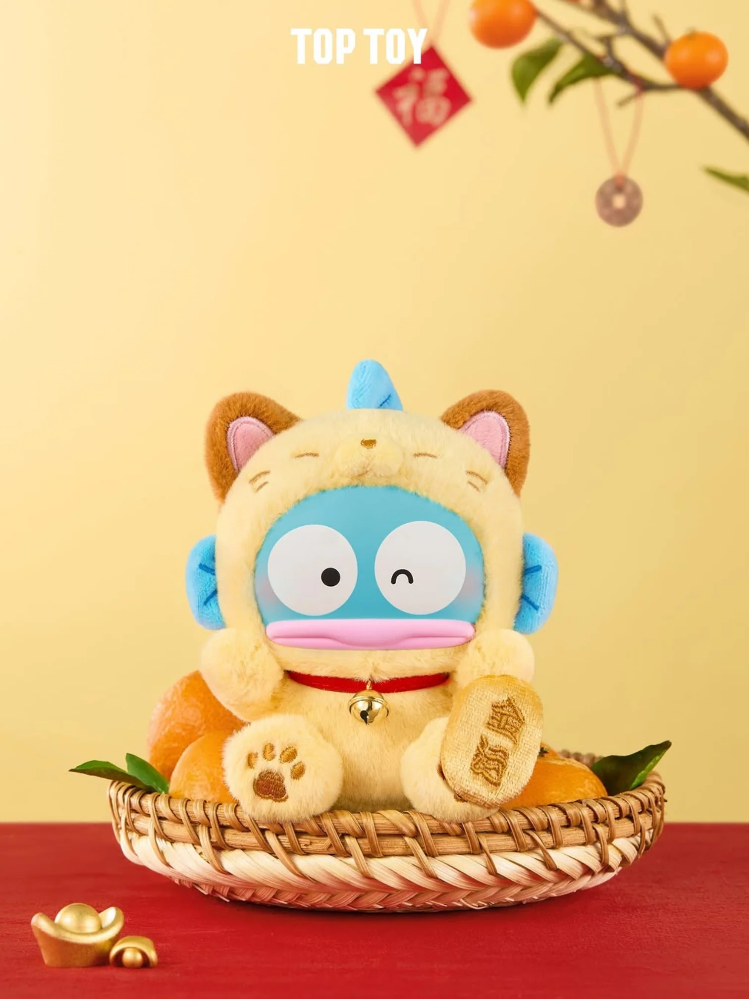 Sanrio Characters Lucky Cat Series Plush Pendant Blind Box