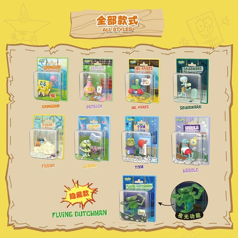 SpongeBob SquarePants Heartbeat Collection Series Figure Blind Box