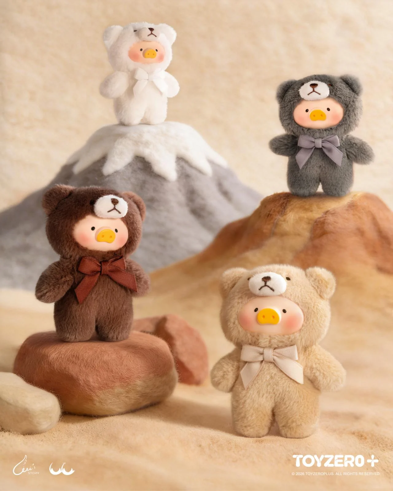 LuLu the Piggy - Teddy Mini's Whispers of Nature Series Plush Phone Charm Blindbox