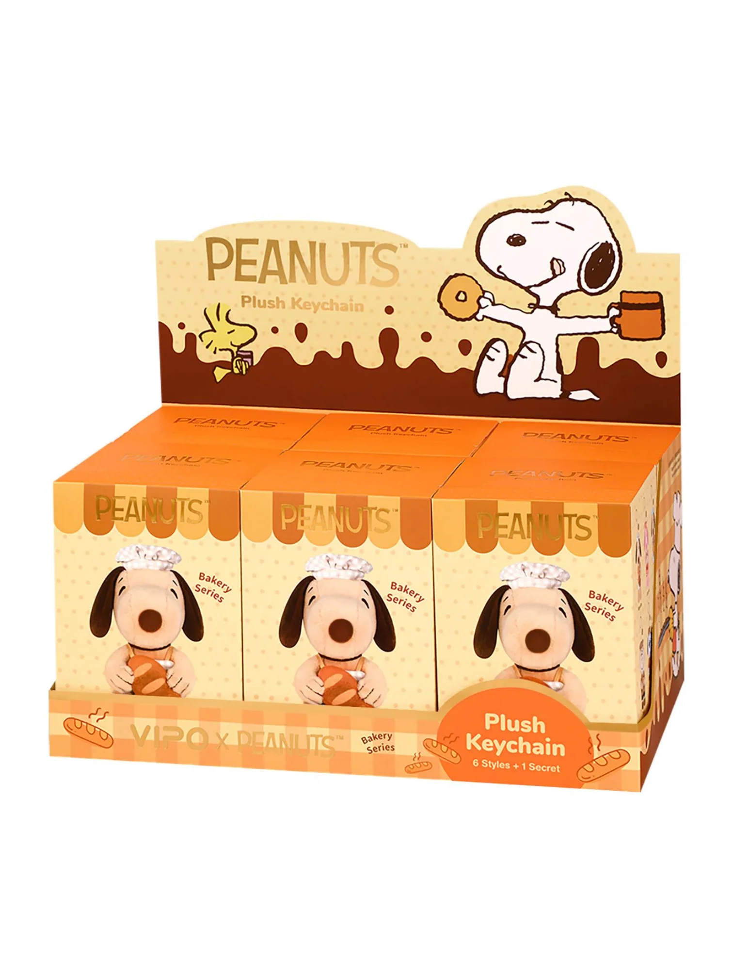Vipo X Peanuts Bakery Plush Keychain Blind Box
