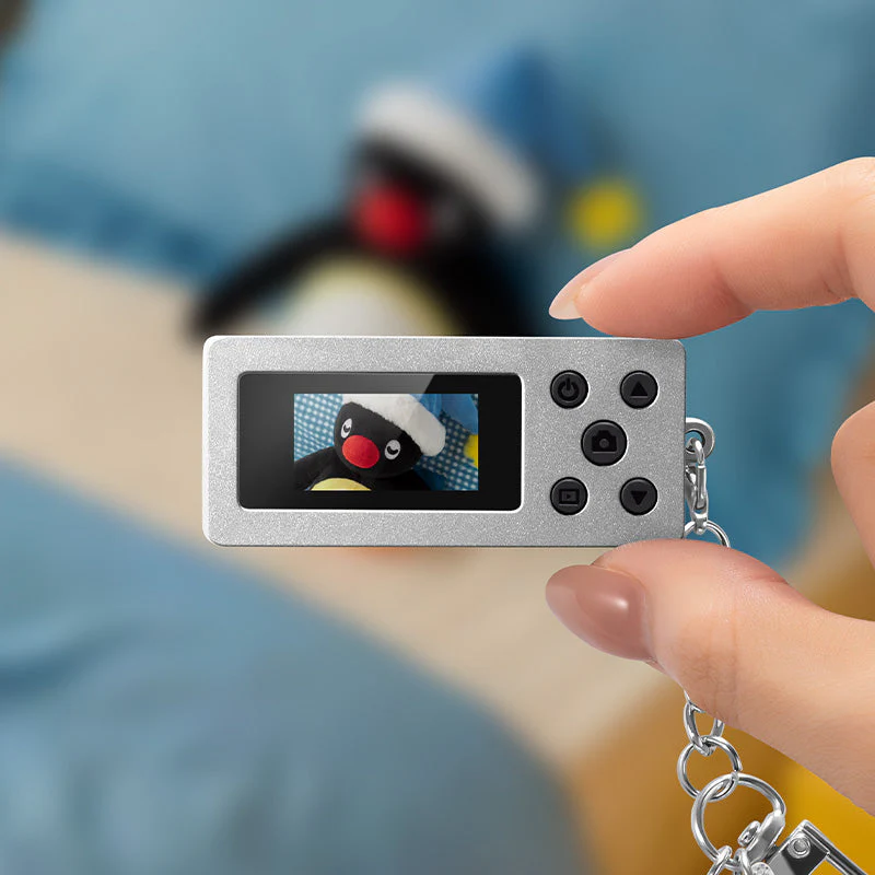Pingu Life Theater Series Mini Keychain Digital Camera Blind Box