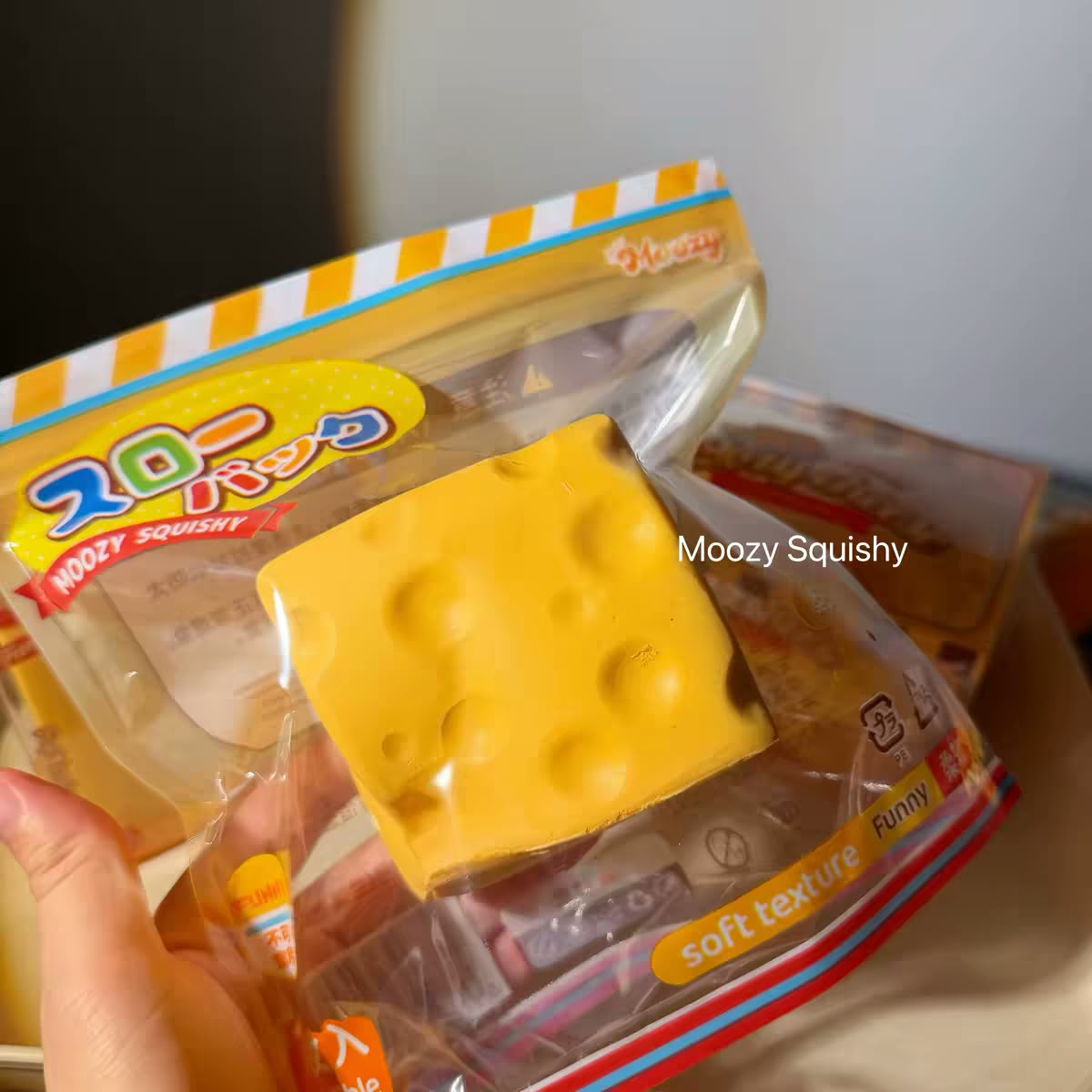 Square Cheese Block Squishy