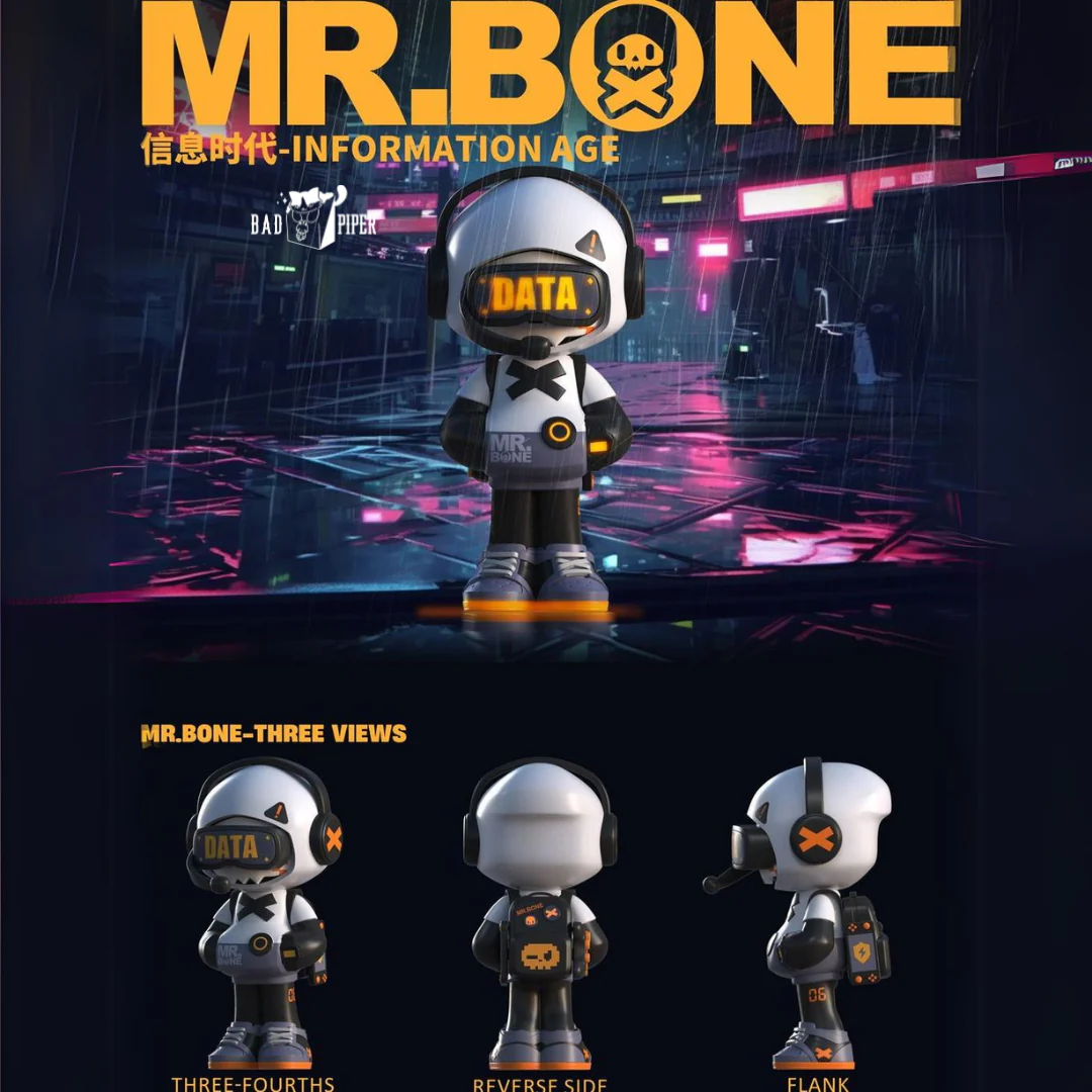 Mr. Bone mini 2.0  Travel Time A Journey Through Time