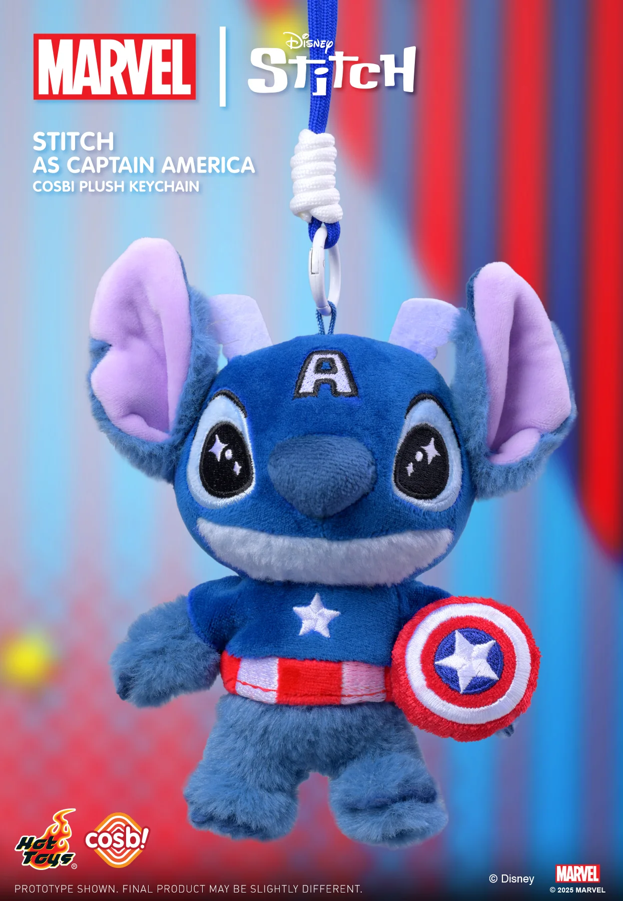 Stitch - Marvel Stitch Cosbi Plush Keychain Collection