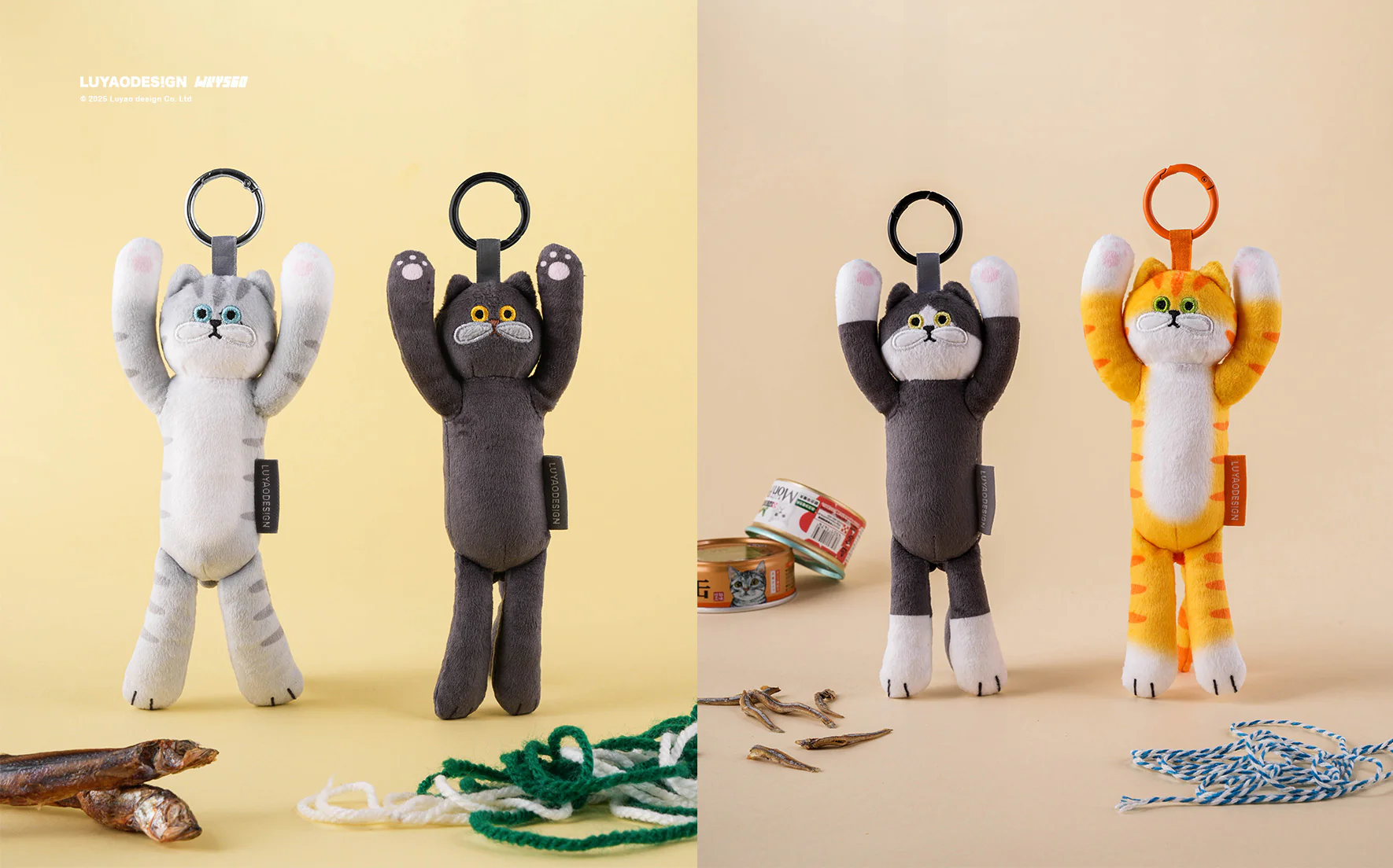 LUYAO- CAT HUG PLUSH 