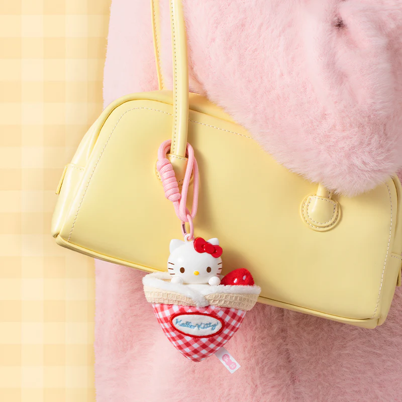 Hello Kitty Afternoon Tea-Themed Plush Keychain Aromatherapy Pendant Blind Box 