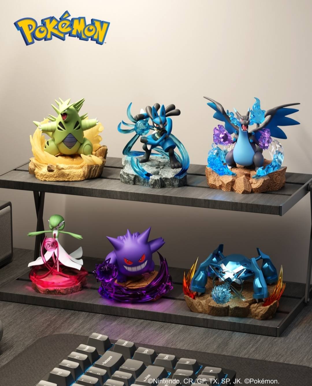 Holly Box Pokémon Light Up Battle Scene Figures