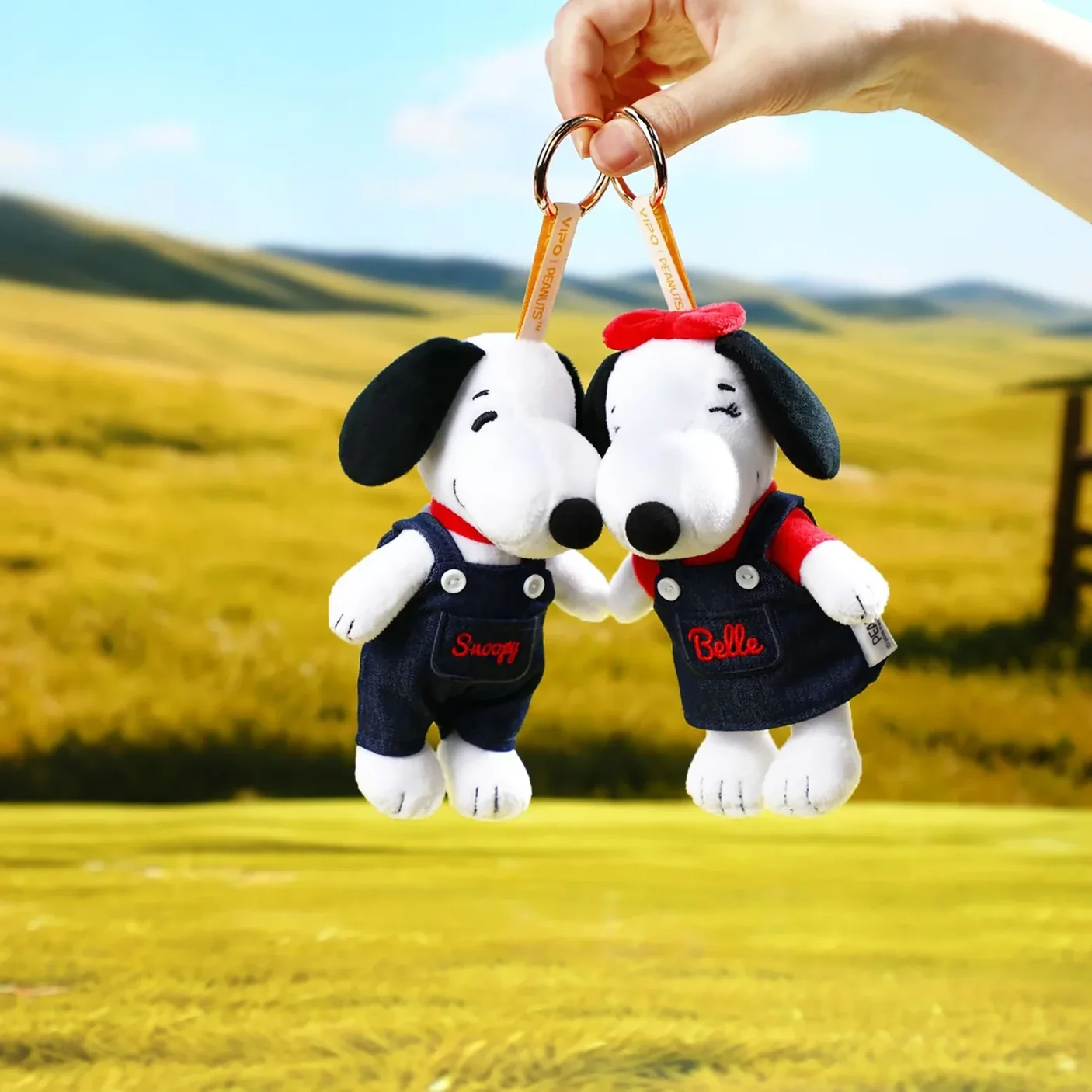 VIPO x Peanuts Denim Plush Keychain Blind Box