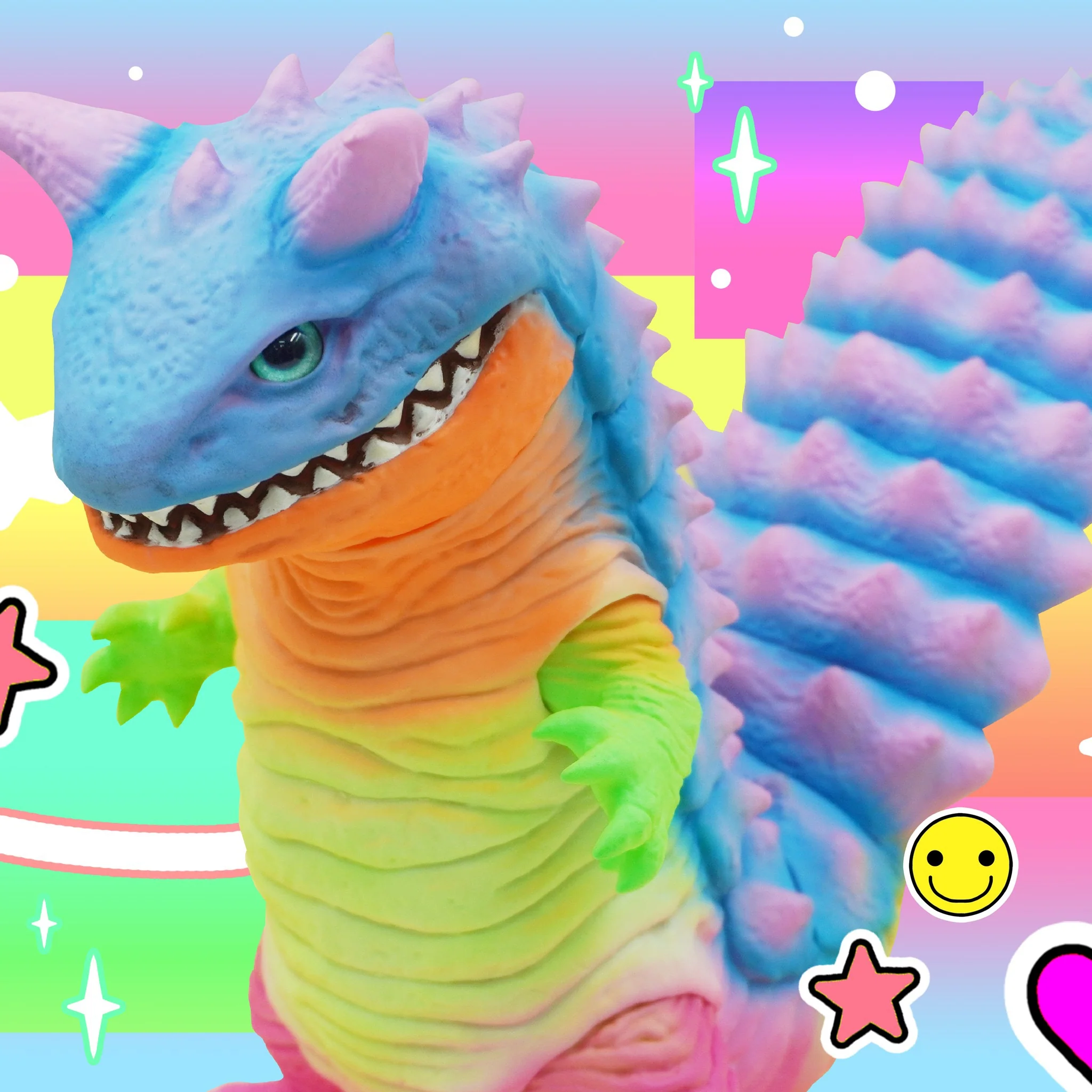 Gecko Super Beast -Psychedelic Punk .Ver By INTOY X Monster Hero