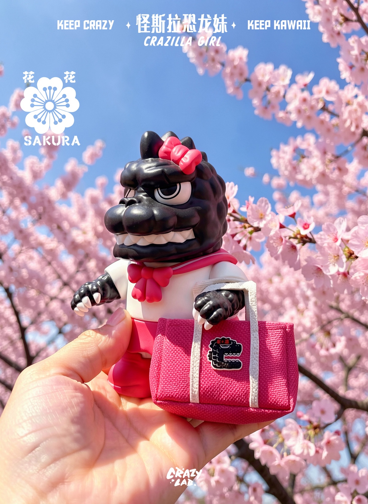 Crazy Lab Crazilla Girl Spring Sakura