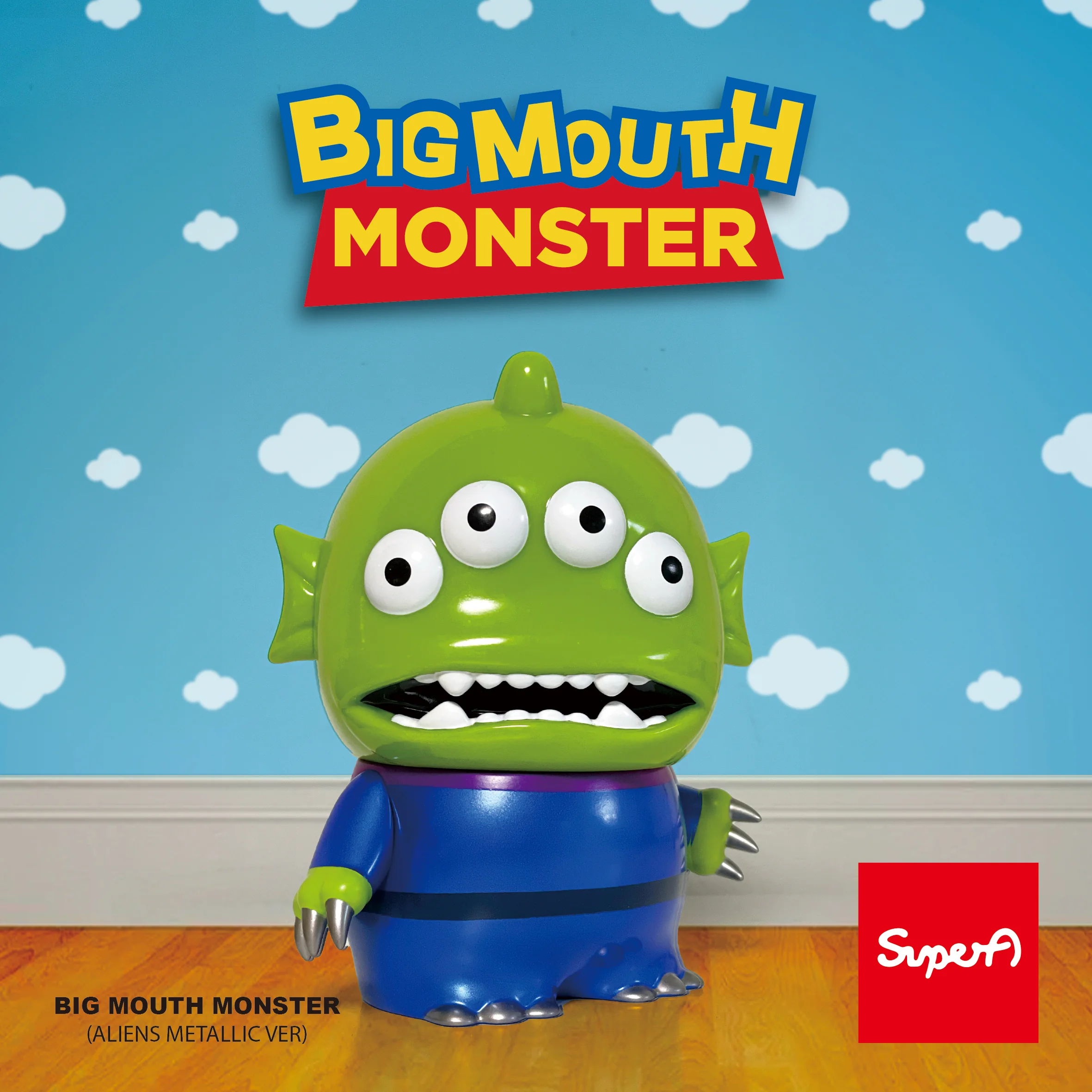 BIG MOUTH MONSTER - METALLIC ALIEN VERSION