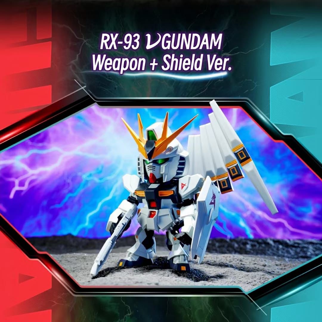 ⑥ QMSV mini RX-93 vGUNDAM Aurora Ver. In Stock Bandai Qmsv Mini Niugaoda Rx-93 ν Gundam Blind Box