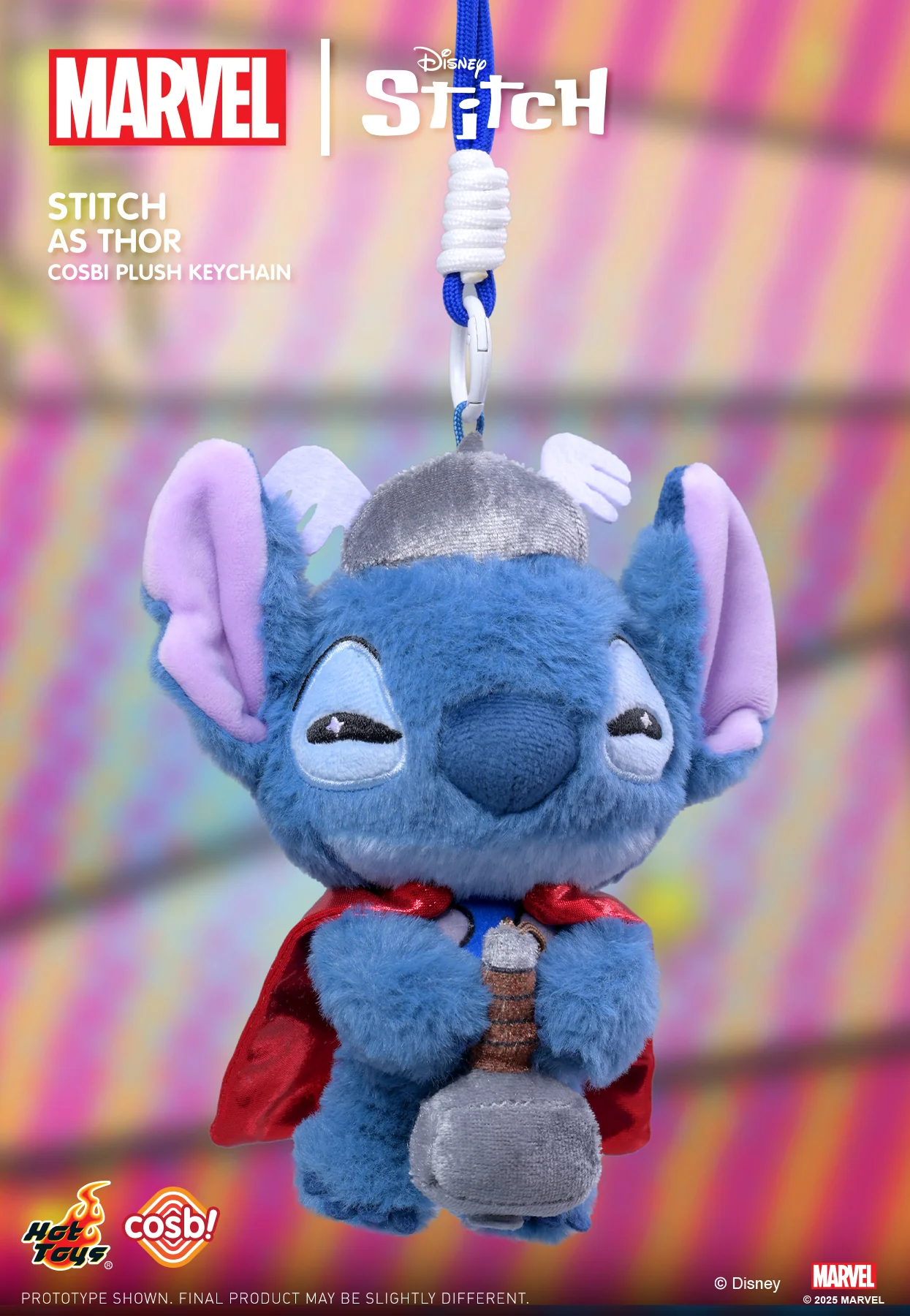 Stitch - Marvel Stitch Cosbi Plush Keychain Collection