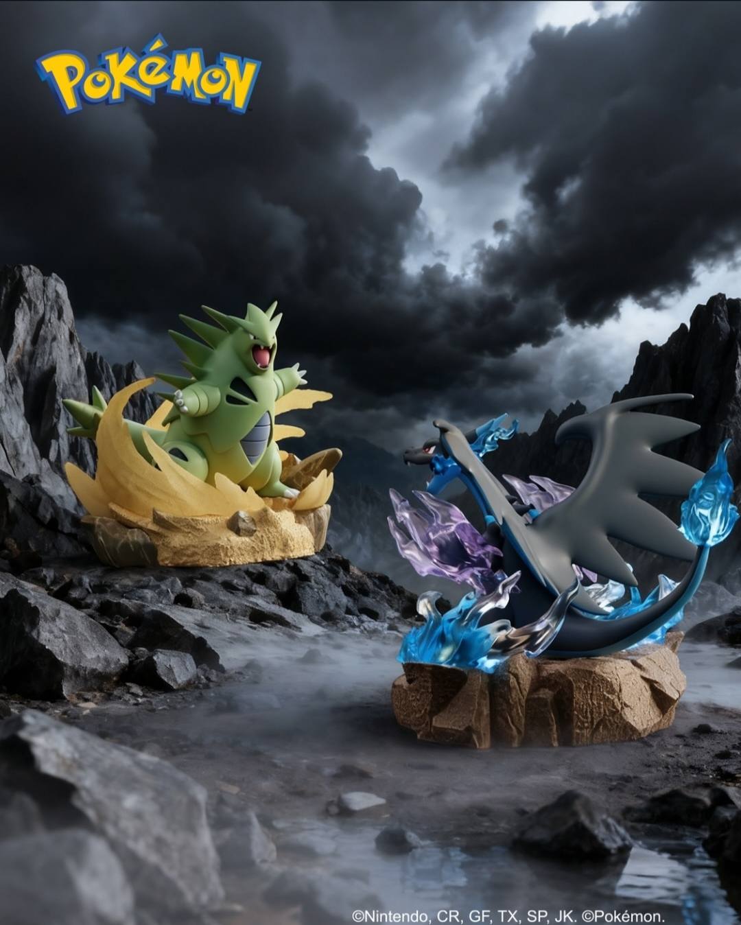 Holly Box Pokémon Light Up Battle Scene Figures