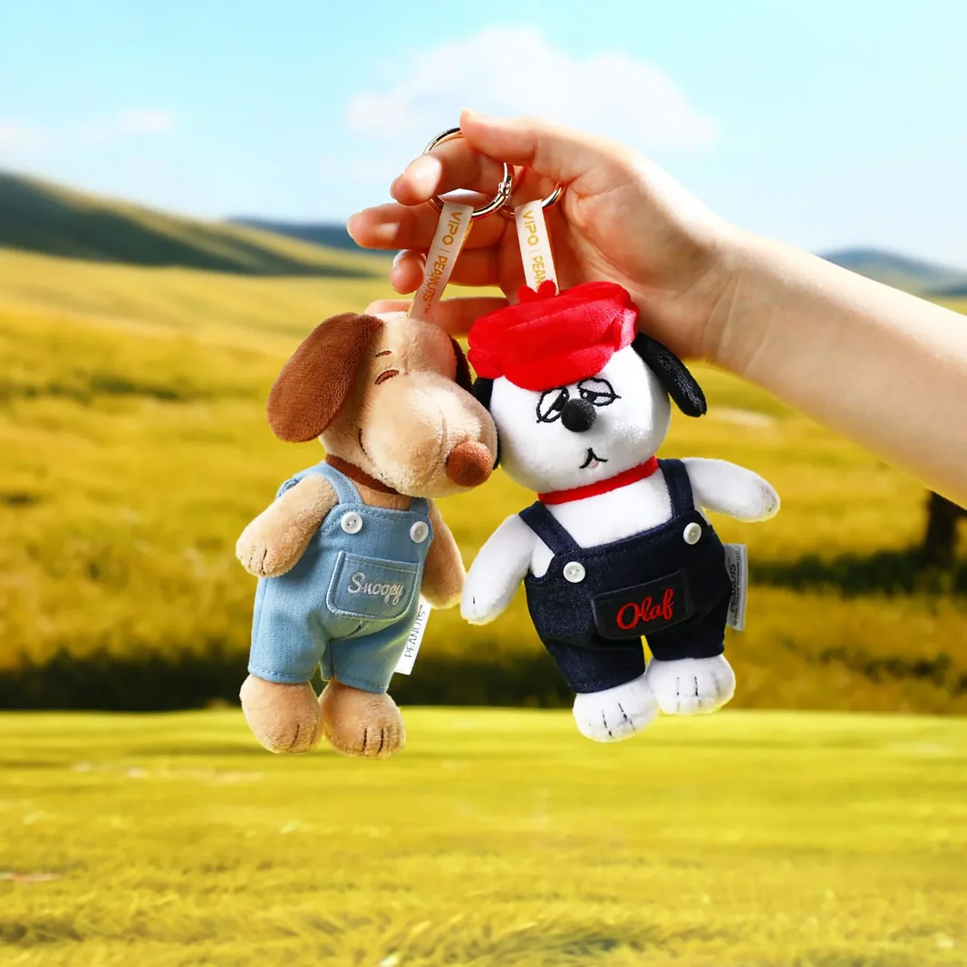 VIPO x Peanuts Denim Plush Keychain Blind Box