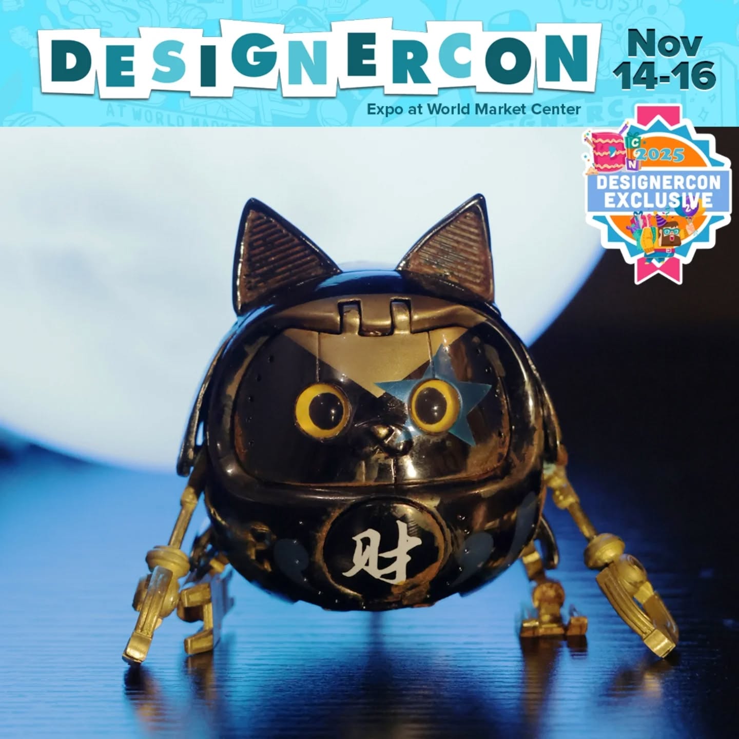 SHABON LEE ROBOTIC DARUMA BLACK