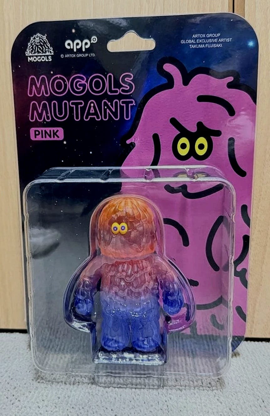 Mogols Mutant Hong Kong Limited Edition PINK Soft Vinyl Figure by Takuma Fujisaki