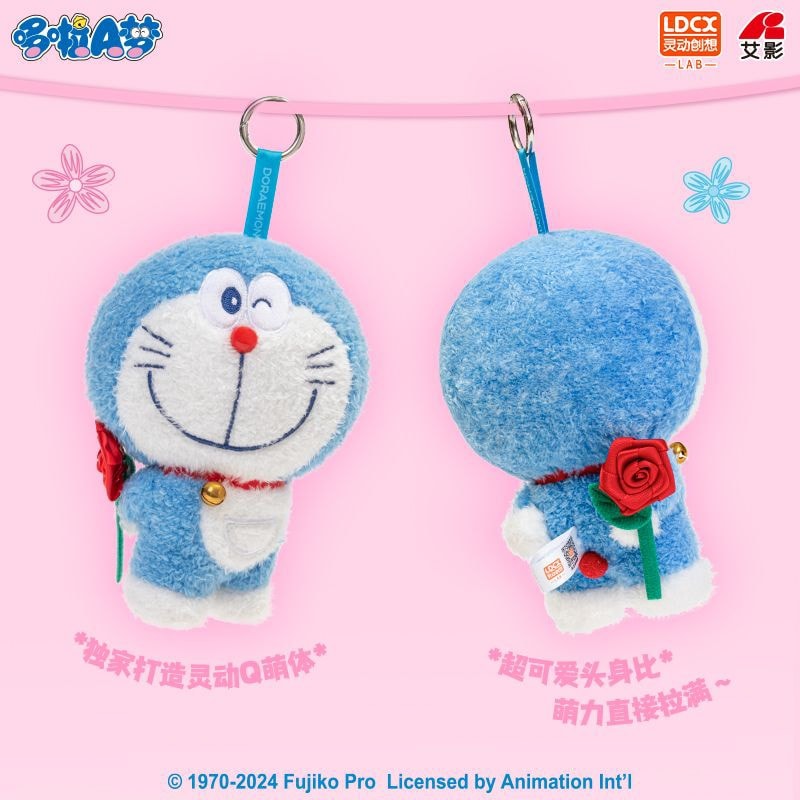 DORAEMON FLOWER BLESSING PLUSH