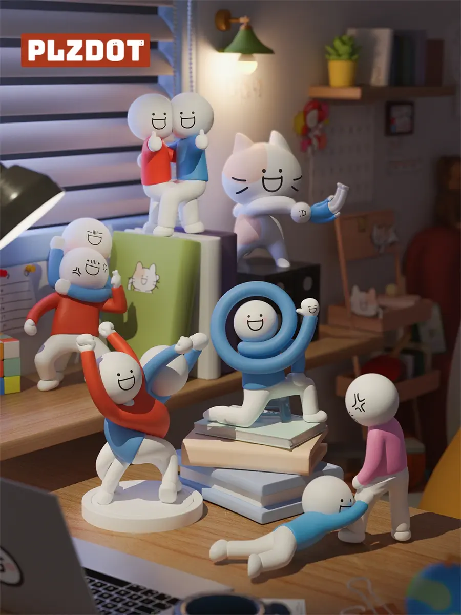 PLZDOT x Xiaolan And His Friends Abstract Series