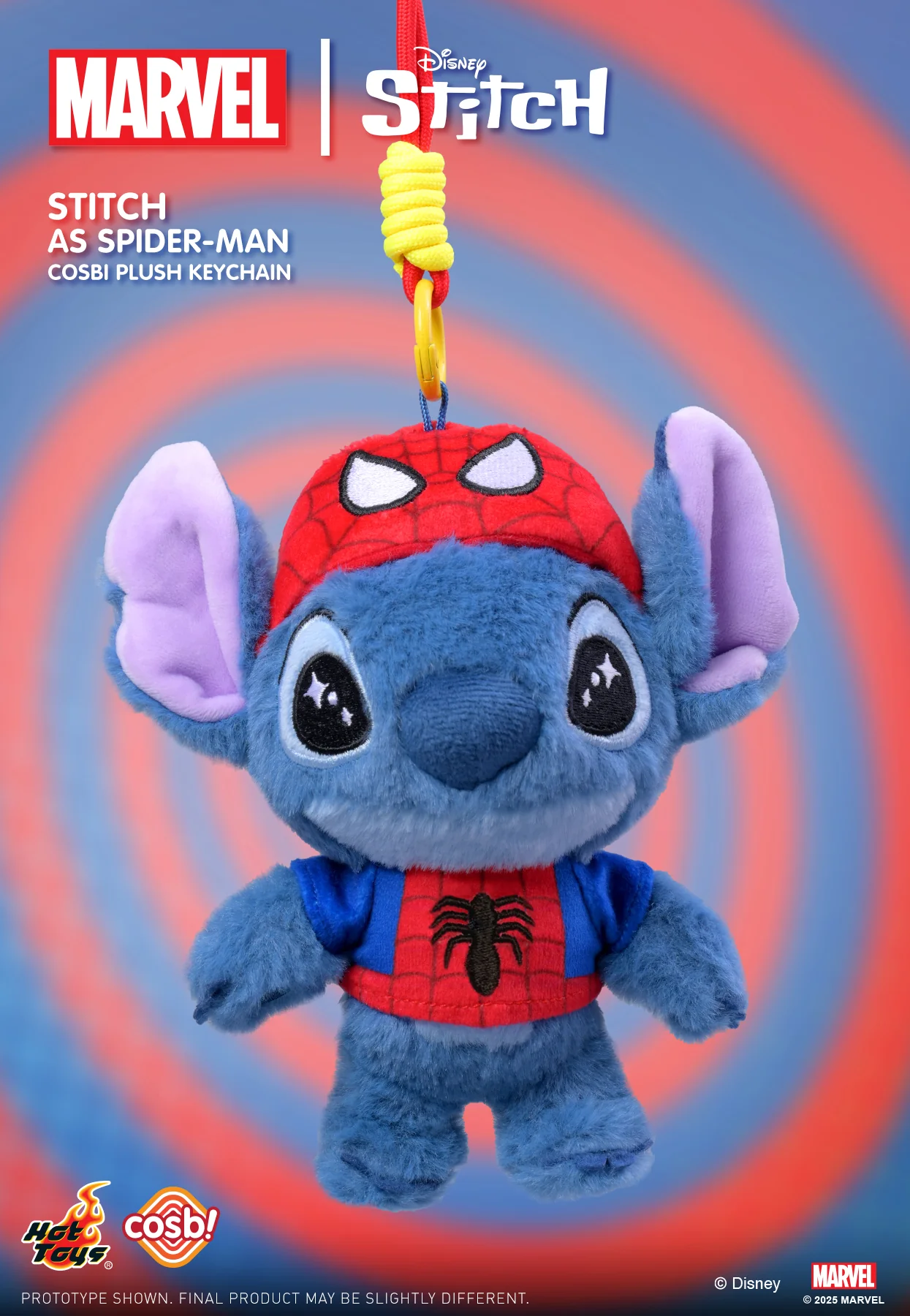 Stitch - Marvel Stitch Cosbi Plush Keychain Collection