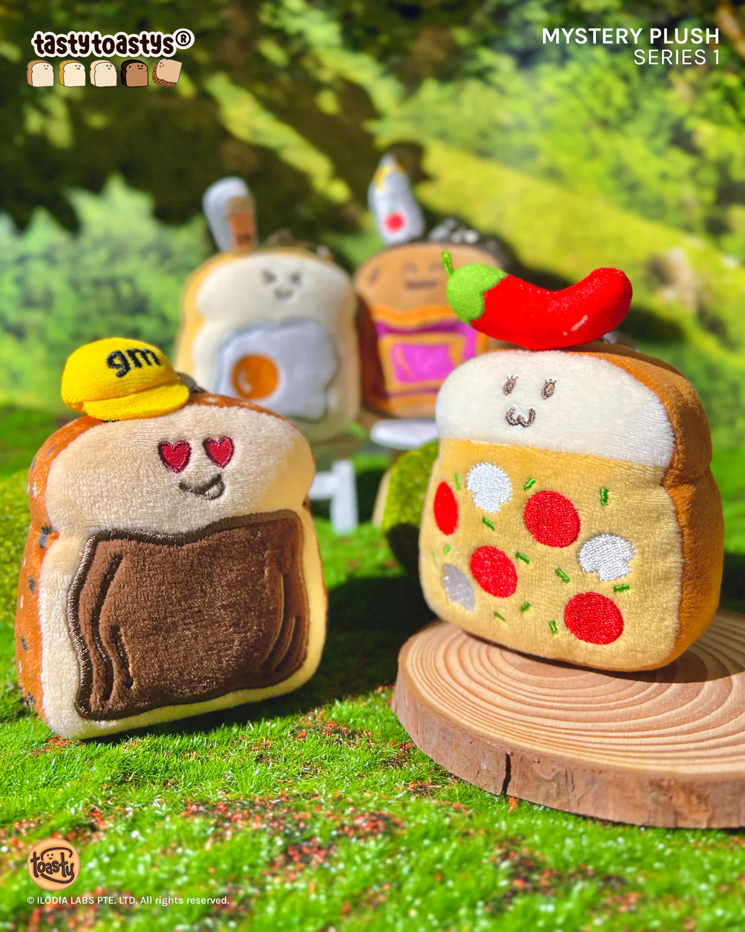 TASTY TOAST  MYSTERY PLUSH SERIES 1