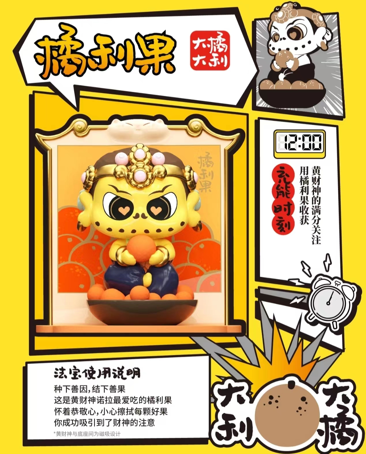 FUFUTIETIE YELLOW GOD OF WEALTH-NORLHA