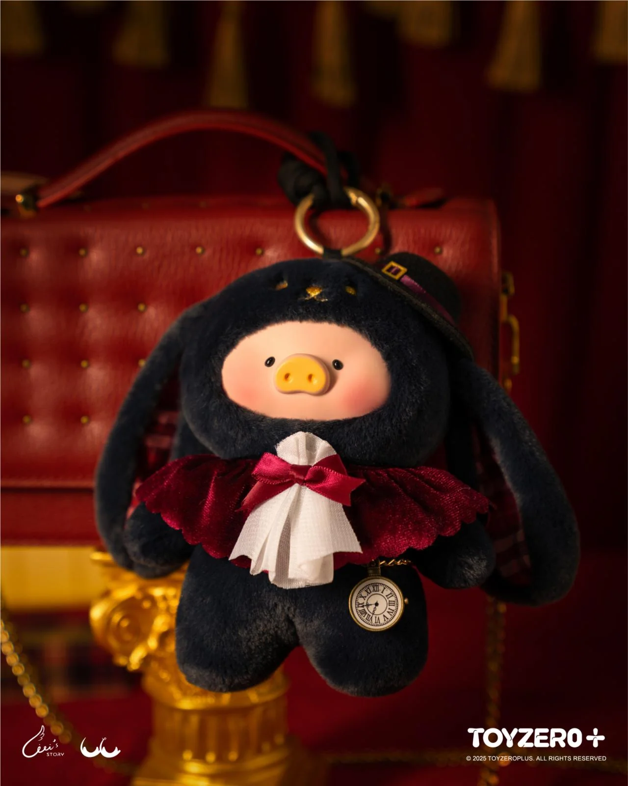 LuLu the Piggy - Vinyl Face Plush Keychain (Magician Bunny LuLu ver.