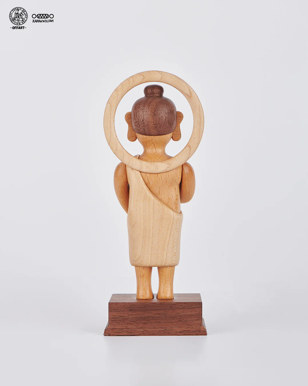 OFFART X Kamanwilliam OK Buddha Everything's OK Wooden Statue