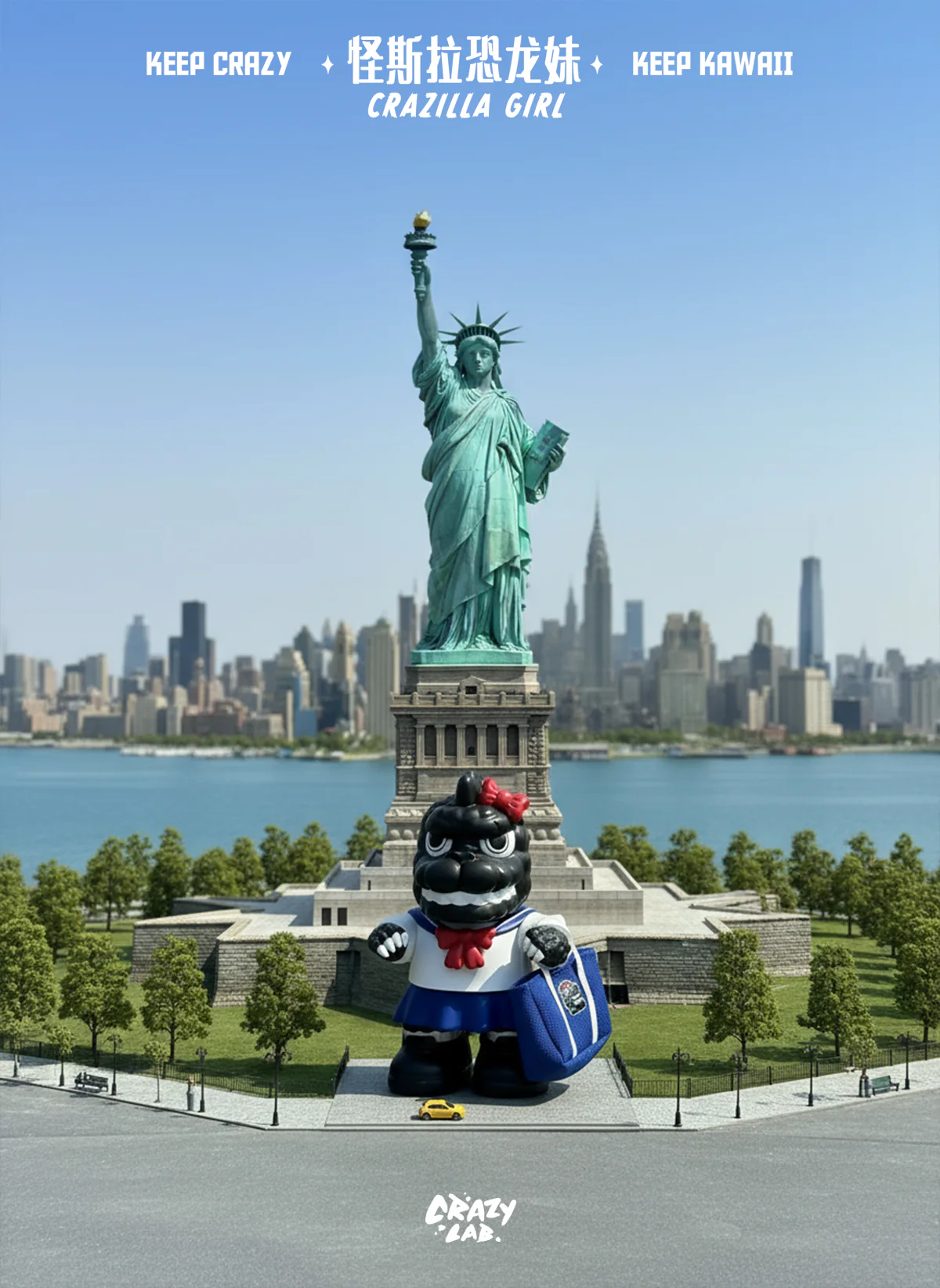 Crazilla Girl by OFFART X James Lee