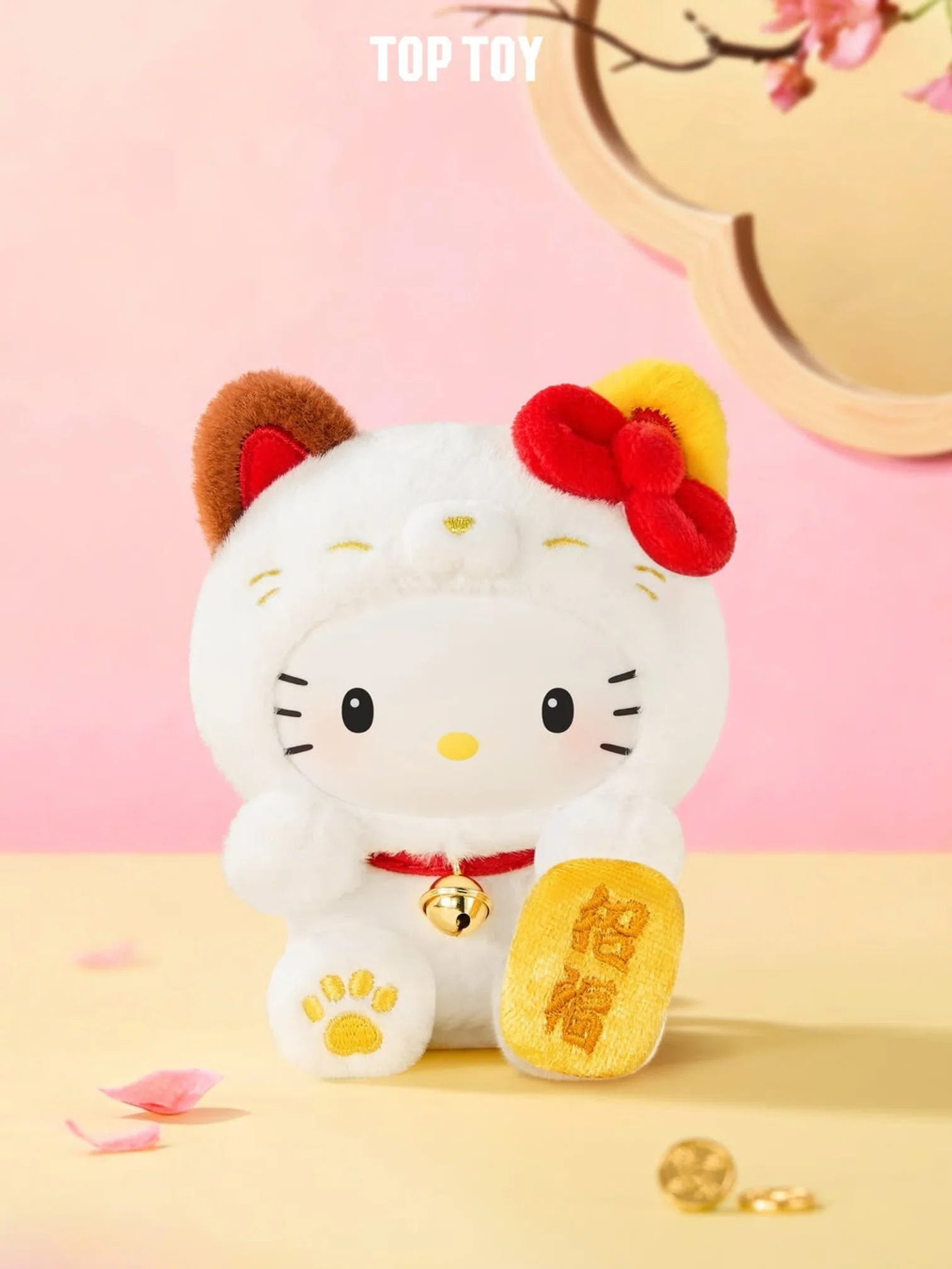 Sanrio Characters Lucky Cat Series Plush Pendant Blind Box