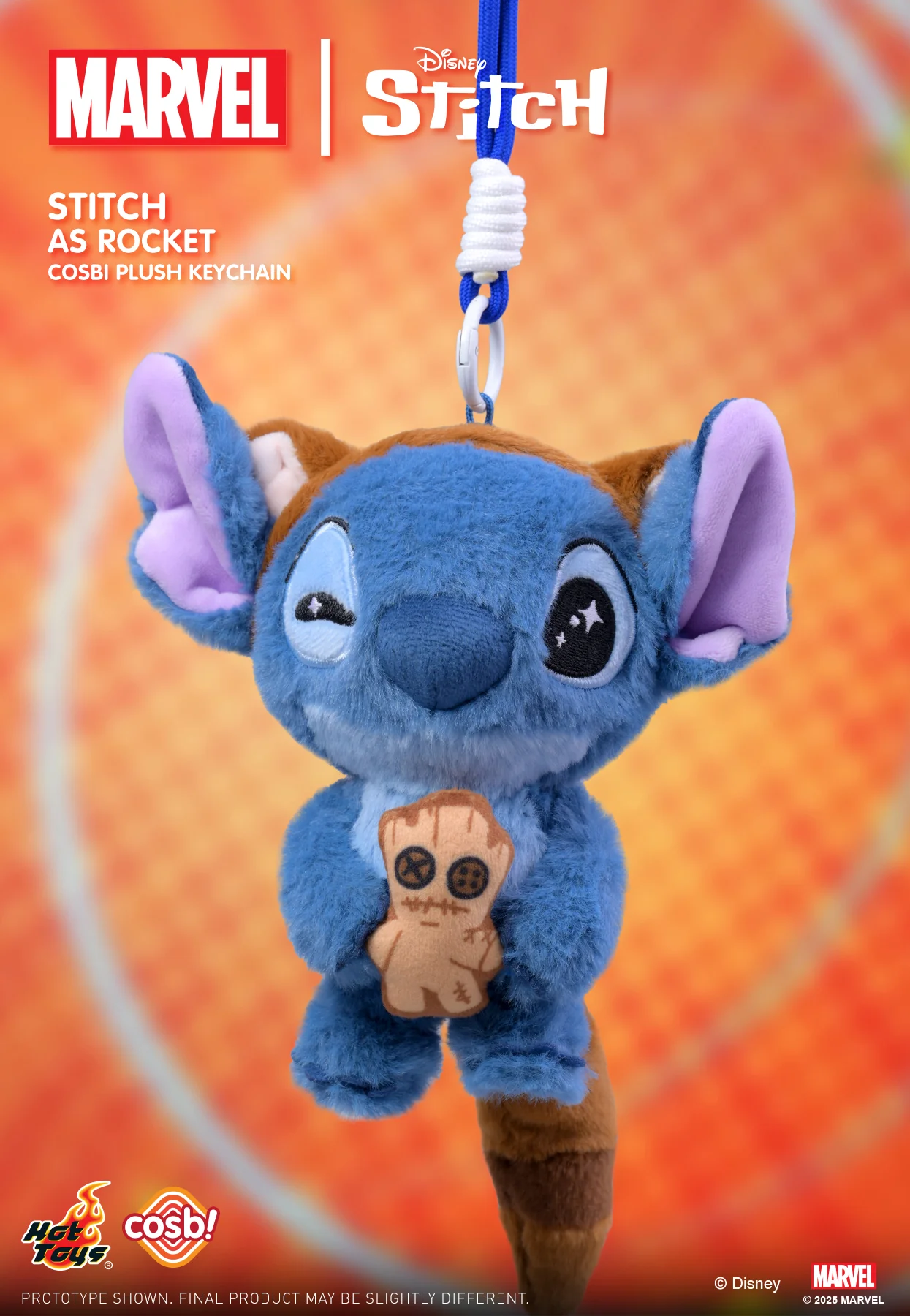 Stitch - Marvel Stitch Cosbi Plush Keychain Collection