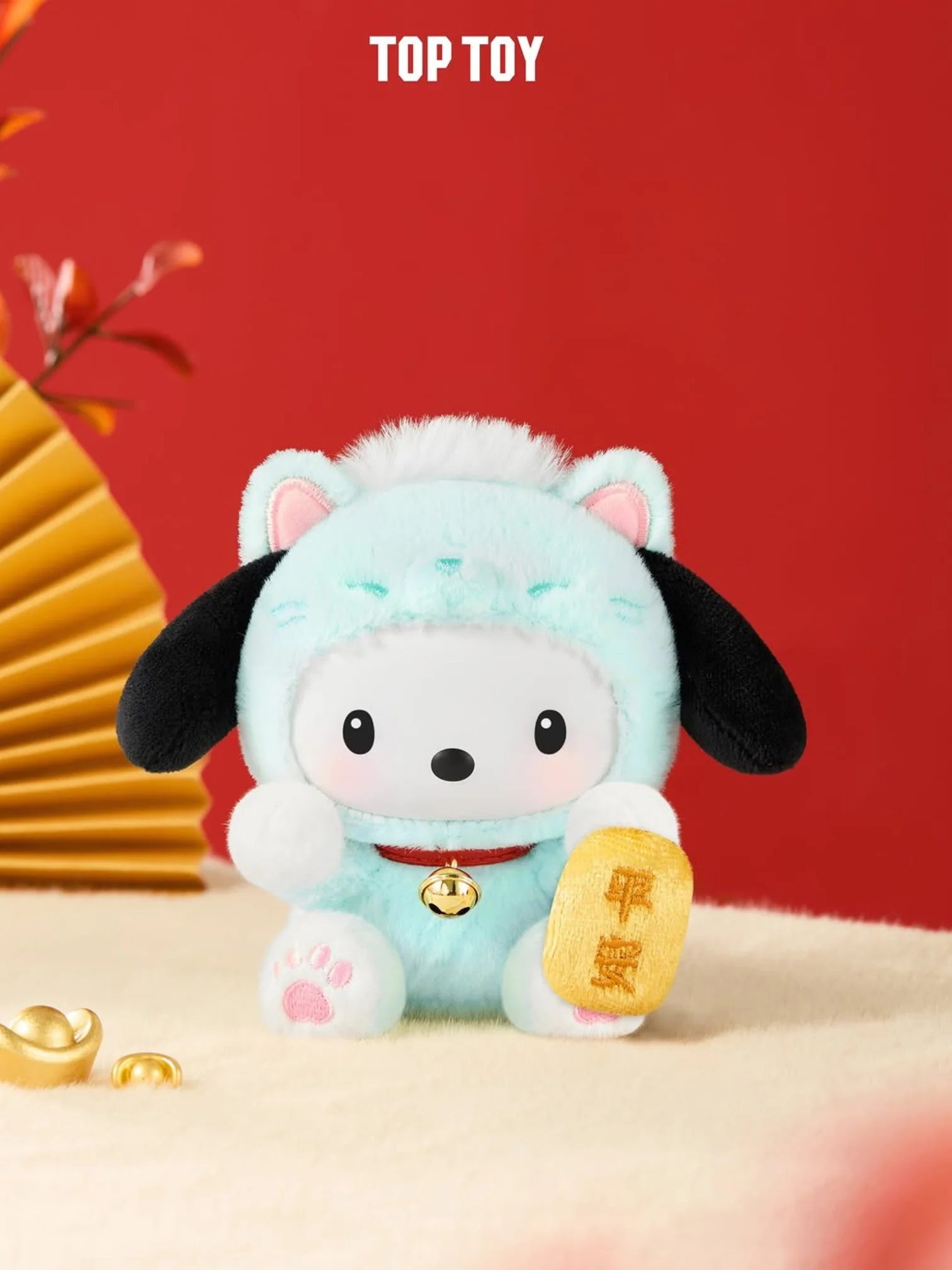 Sanrio Characters Lucky Cat Series Plush Pendant Blind Box