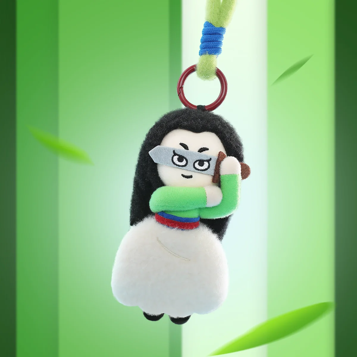 DISNEY PRINCESSES ON THE RUN PLUSH KEYCHAIN